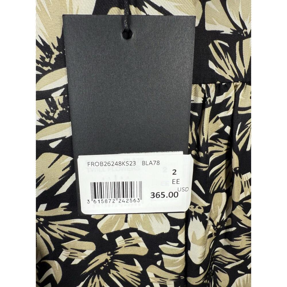 NWT The Kooples Twill Flowers Dress US Size Medium $365 MRSP - Picture 6 of 8